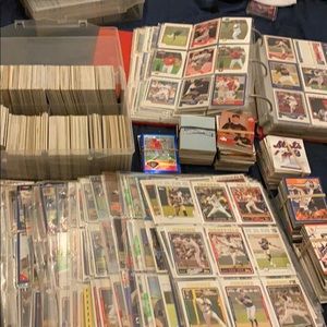 Vintage cards. Baseball, football. 100’s of cards